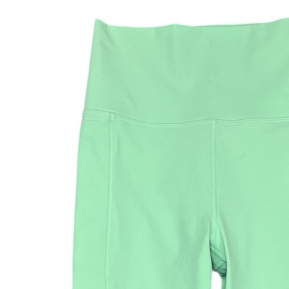 VUORI studio pocket LIGHT MINT GREEN cropped yoga workout leggings S - Picture 9 of 12